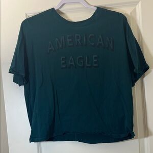 American Eagle Outfitters Teal Short Sleeve Tee